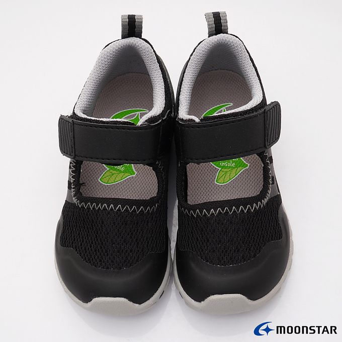 Moonstar日本月星 - HI系列休閒機能童鞋-MSC23366黑(中小童段)-機能運動鞋-黑