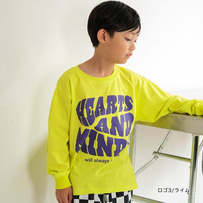 日本 BRANSHES - 100%棉 簡約logo薄長袖上衣-背後大LOGO-水藍