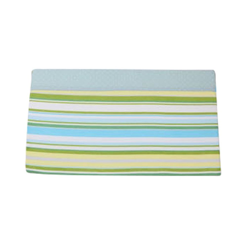 JoyNa - 孕婦側睡枕 嬰兒防吐奶枕(枕套可拆洗)-綠色條紋 (58*35*7cm)