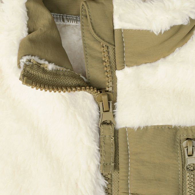 akachan honpo - 刷毛外套-米白色