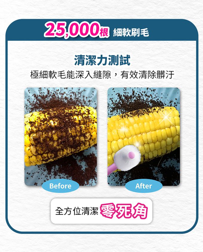 haha kiddo - 360°兒童牙刷-3歲以上-粉紅