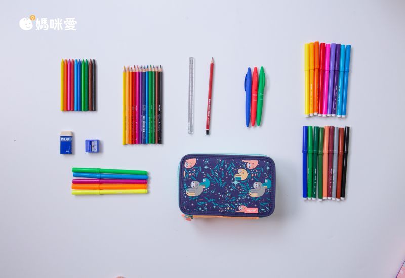 MILAN - 隨行畫筆袋著走(雙層式)_瓢蟲與小松鼠