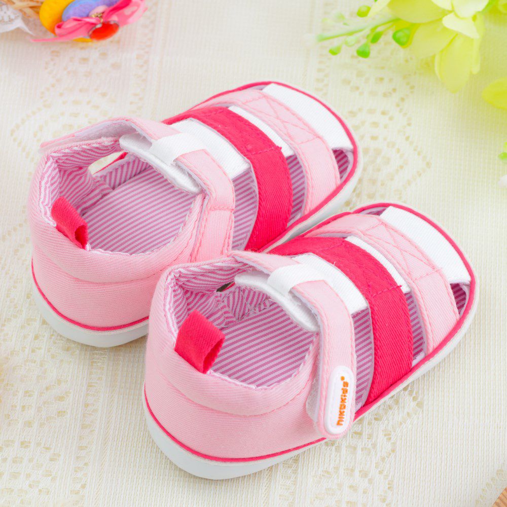 nikokids - 軟Q底學步鞋-粉色(SG564)