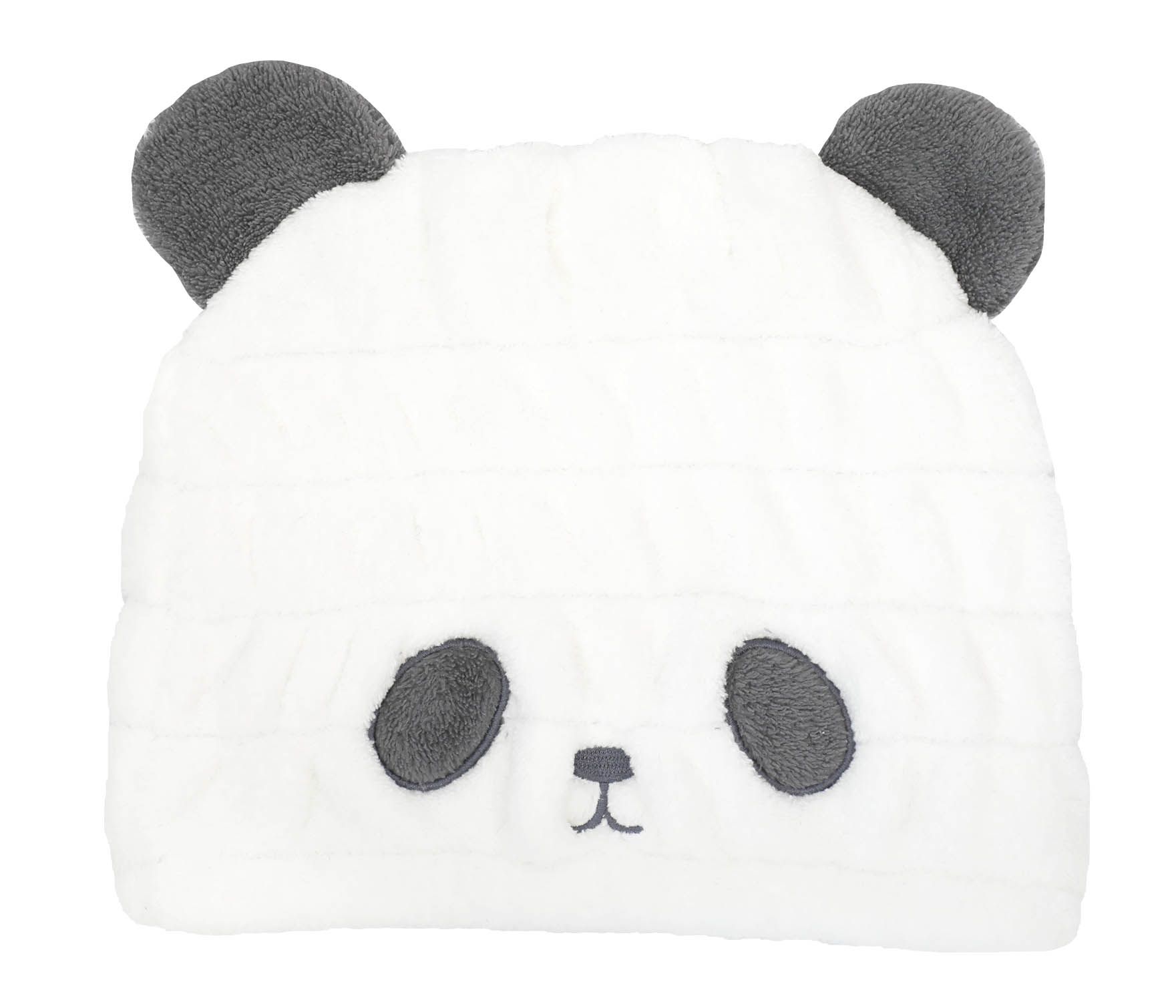 akachan honpo - 幼童用吸水髮帽-熊貓 (頭圍44～80cm)