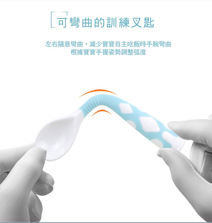 EXPECT - 彎彎叉匙組-藍色