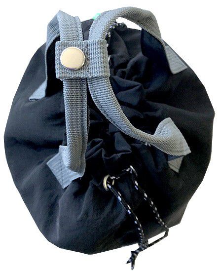 日本代購 - 抽繩束口保溫保冷便當袋-格紋-寶貝藍 (27x19×16cm)