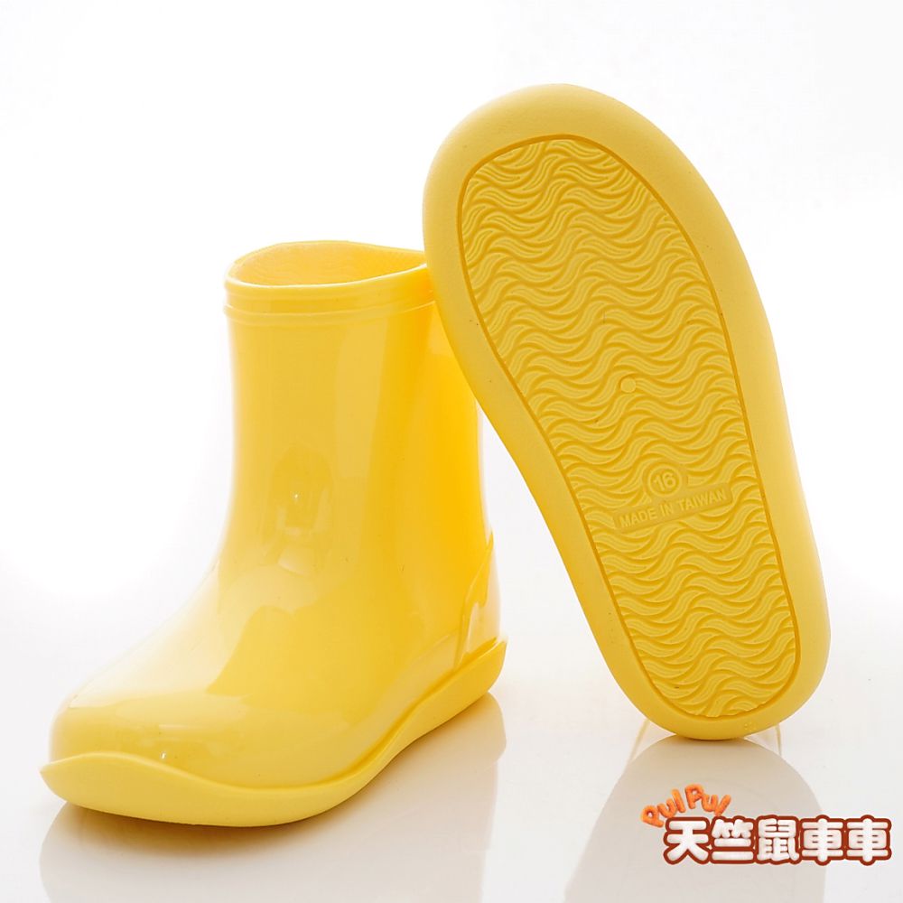 天竺鼠車車 - 台灣製天竺鼠車車雨鞋(中小童段)-雨鞋-黃