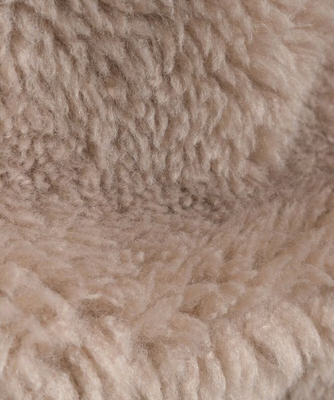 日本 ELENCARE DUE - QQ毛絨時尚搭配長版背心-卡其棕