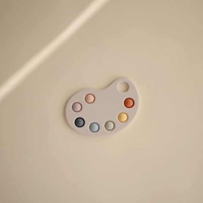 美國 Mushie - 調色盤按壓玩具