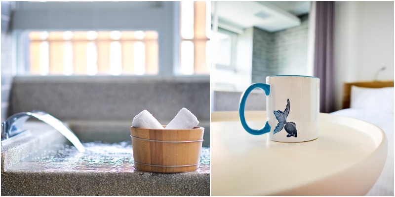 宜蘭泡溫泉吃美食｜捷絲旅礁溪館｜房內就有超大私人湯屋