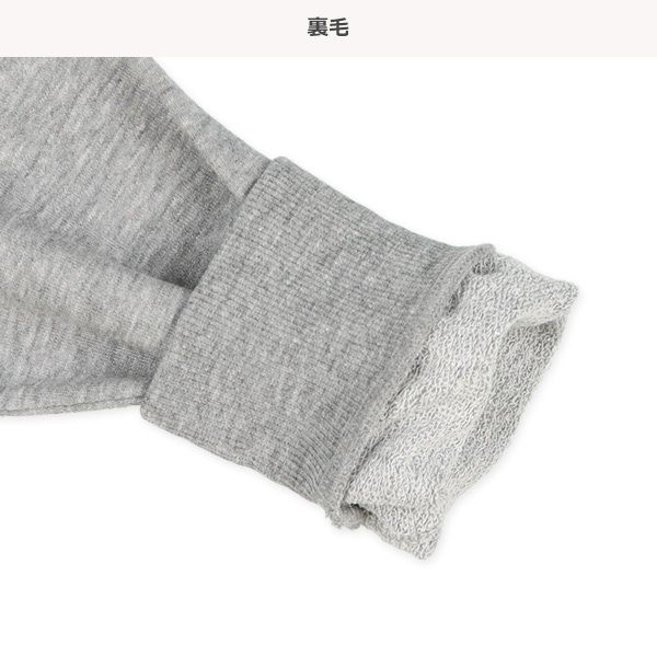 日本西松屋 - 裏毛圓領刺繡大學T-漢堡-黑