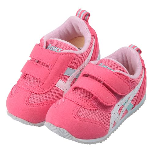 asics 亞瑟士 - IDAHO寬版糖果粉色寶寶機能學步鞋