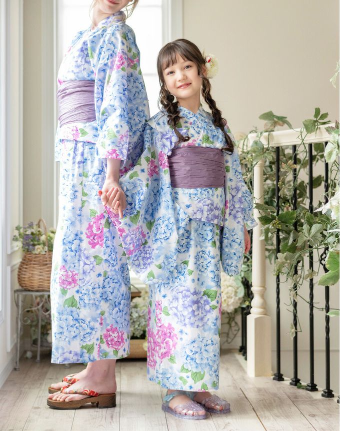 日本 Catherine Cottage - 夢幻2way純棉兵兒帶浴衣(可當洋裝)-山茶花-黑白紅