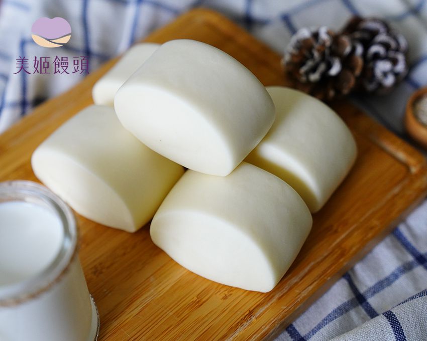 美姬饅頭 - 美姬嚴選百分百鮮乳饅頭 (6入)-50g/顆