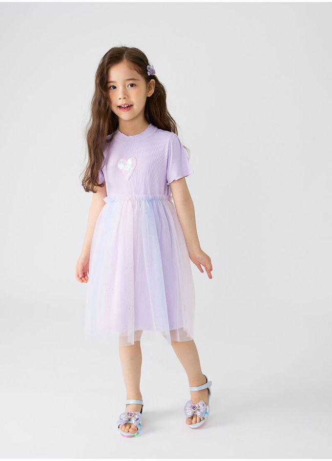 韓國 OZKIZ - (LED)立體愛心寶石蝶結涼鞋-天藍