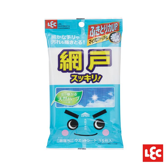 日本 LEC - 【激落君】日製紗窗用擦拭巾-15枚入