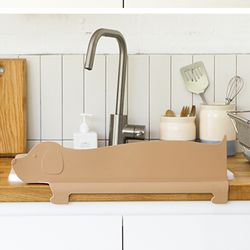 韓國 Daily Like - 矽膠吸盤擋水片-臘腸狗 (長50cm, 寬6cm, 高15.5cm)