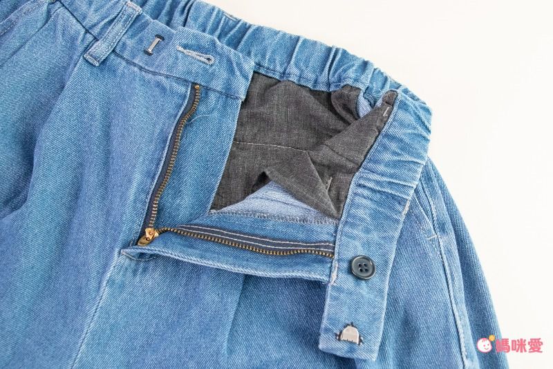 日本女裝代購 - [熱銷款] 藏肉必備休閒美腿長褲-丹寧-淺藍