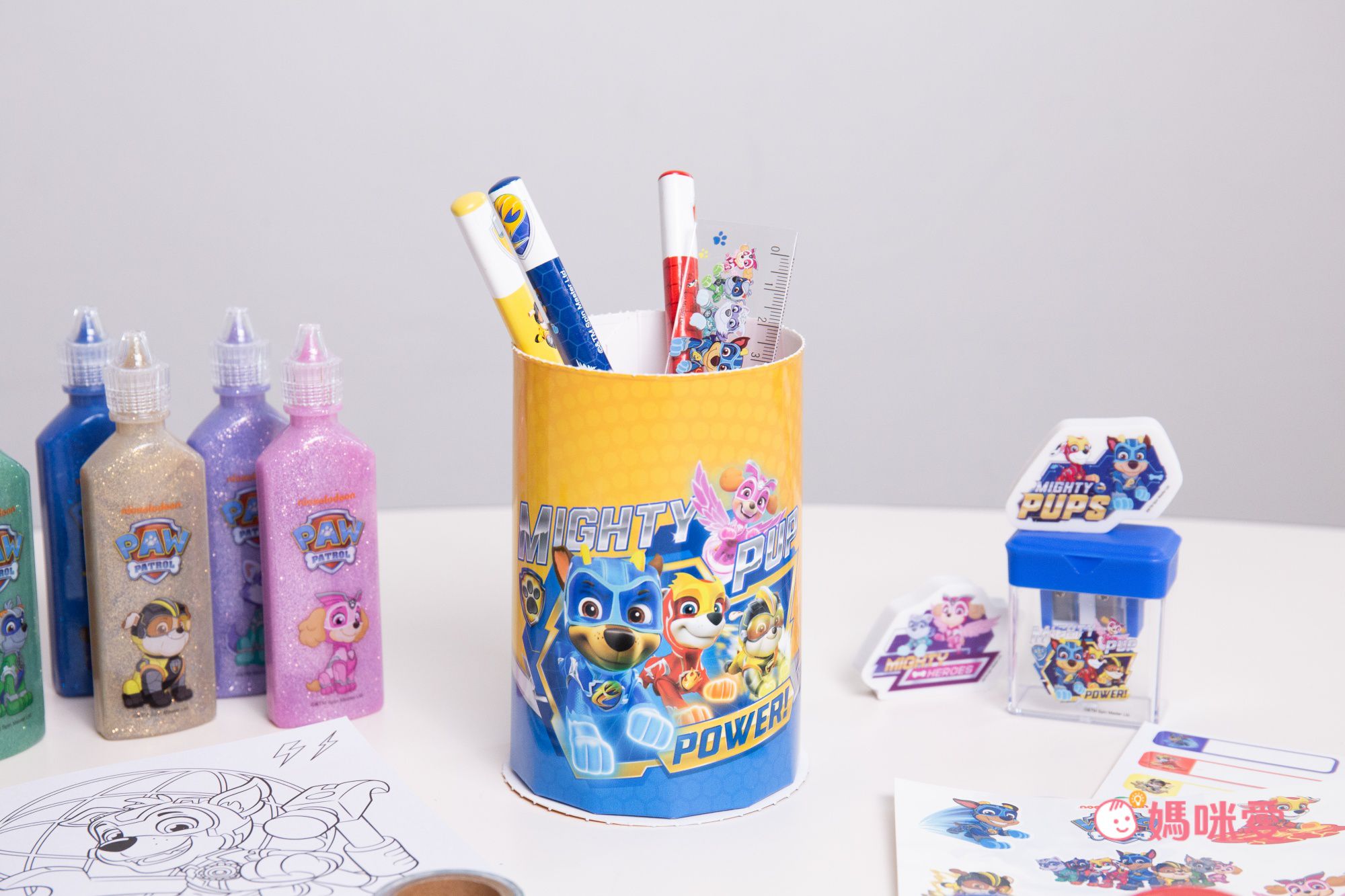 汪汪隊立大功 - 聖誕倒數降臨曆-經典版-手指偶款-贈聖誕系列紋身貼紙*1張