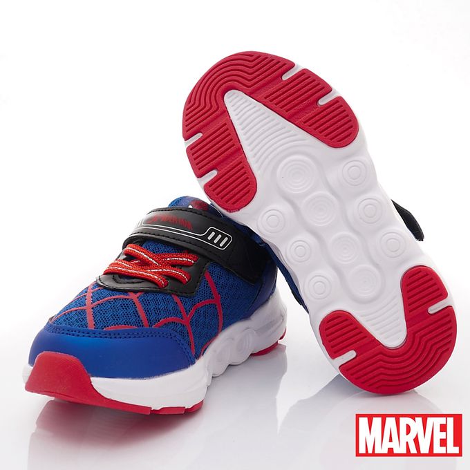 漫威蜘蛛人-蜘蛛人減壓吸震電燈鞋MNKX24216藍(中大童)-電燈鞋-藍
