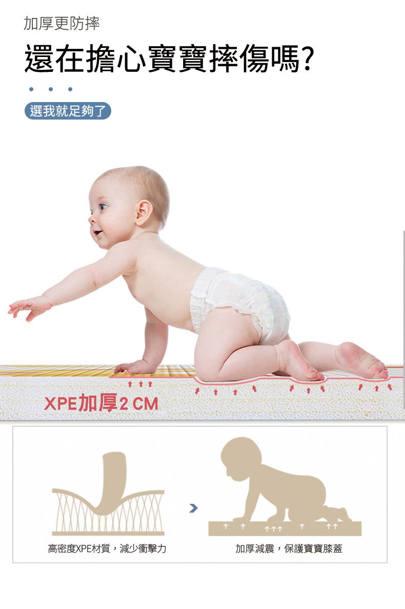 i-Smart - 卡哇伊加厚巧拼墊-動物字母 (六片裝)-單片57x57公分