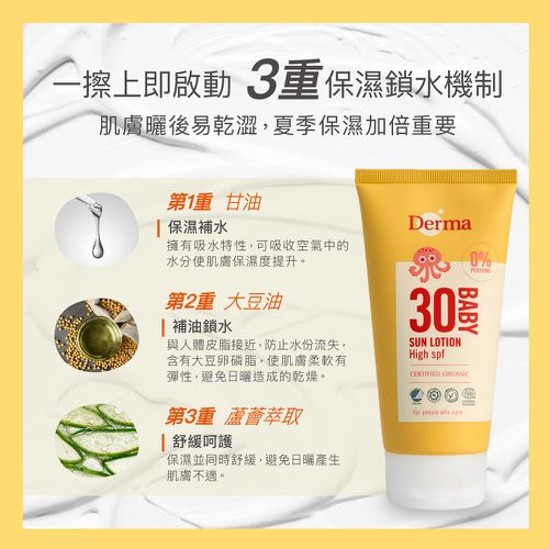 寶寶有機防水物理防曬霜-150ml