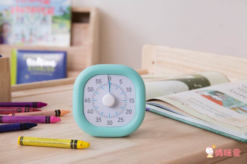 日本文具 SONIC - 時間流逝實感 倒數時鐘+時鐘-薄荷綠