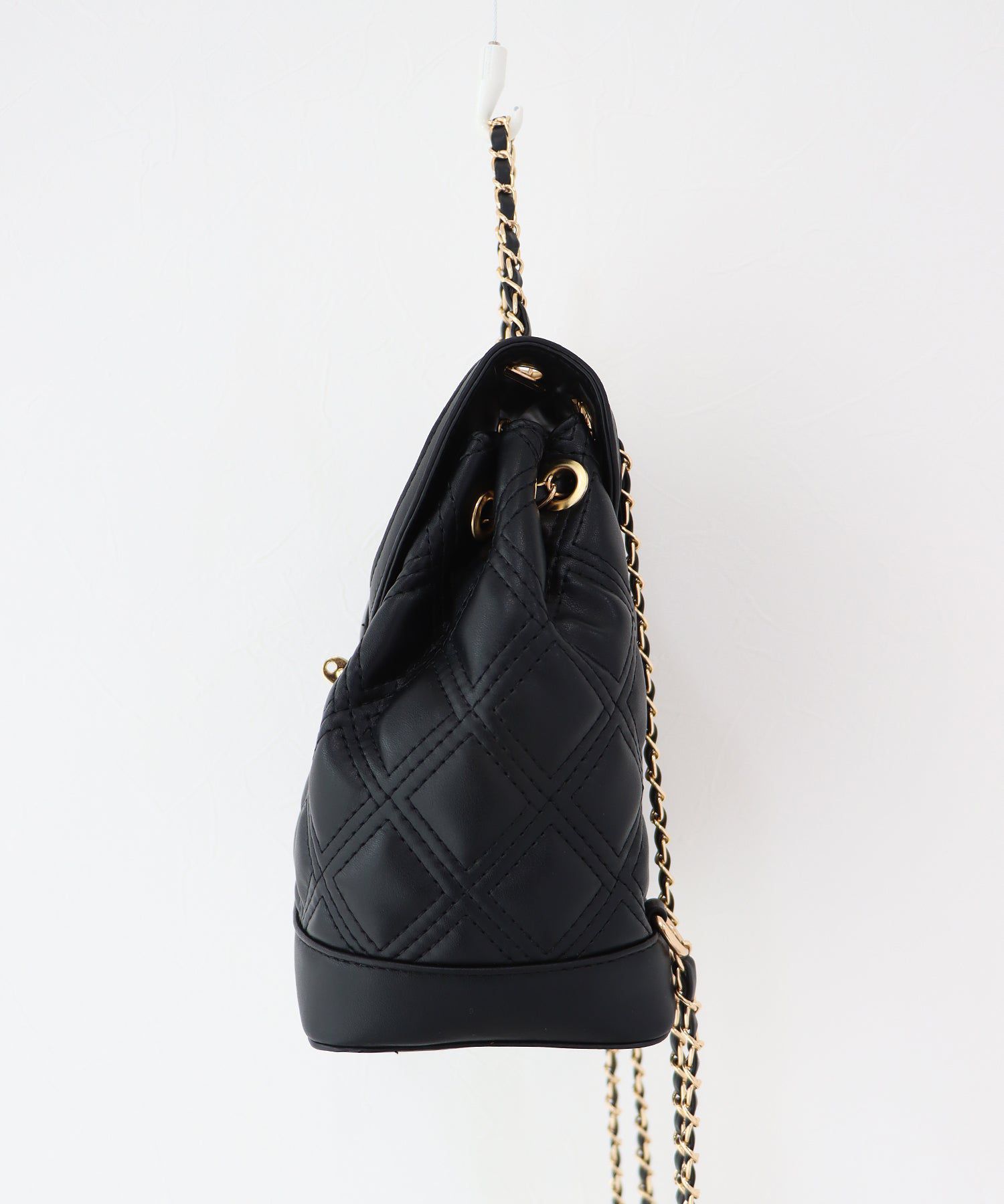 日本 BLUE EAST - 2WAY時尚金屬鍊後背小包-銀