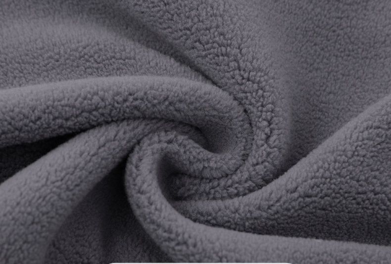 FANMOU - 加絨腰鬆緊暖暖束口休閒長褲-小標籤-灰藍色