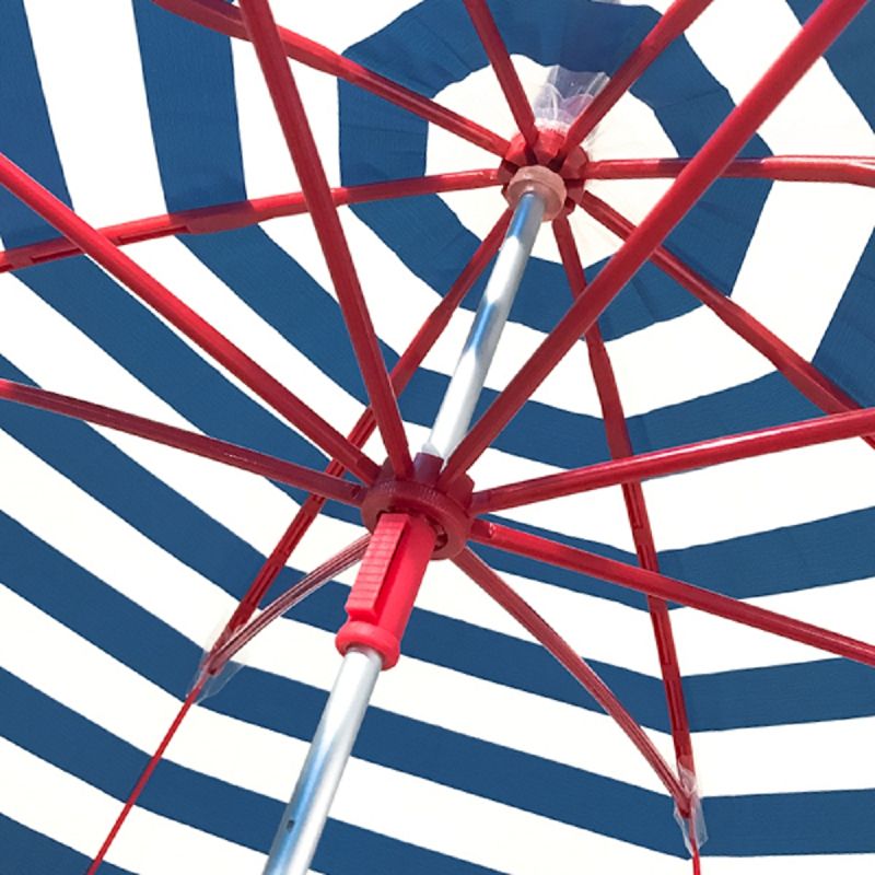 日本Caetla - Evereon可替換式環保輕量傘-時尚條紋-軍藍