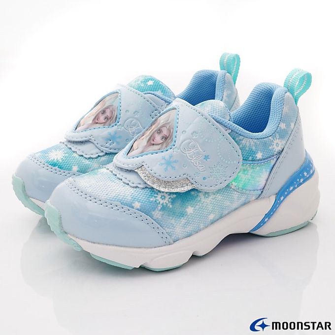 Moonstar日本月星 - 月星冰雪聯名機能童鞋-DNC13119淺藍(中小童段)-機能運動鞋-淺藍