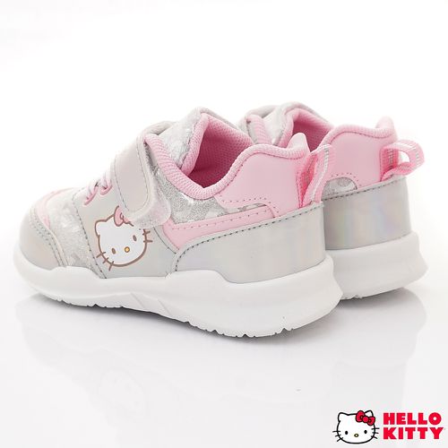 HELLO KITTY-台灣製寶寶學步款-723210銀(小童段)-運動鞋-銀