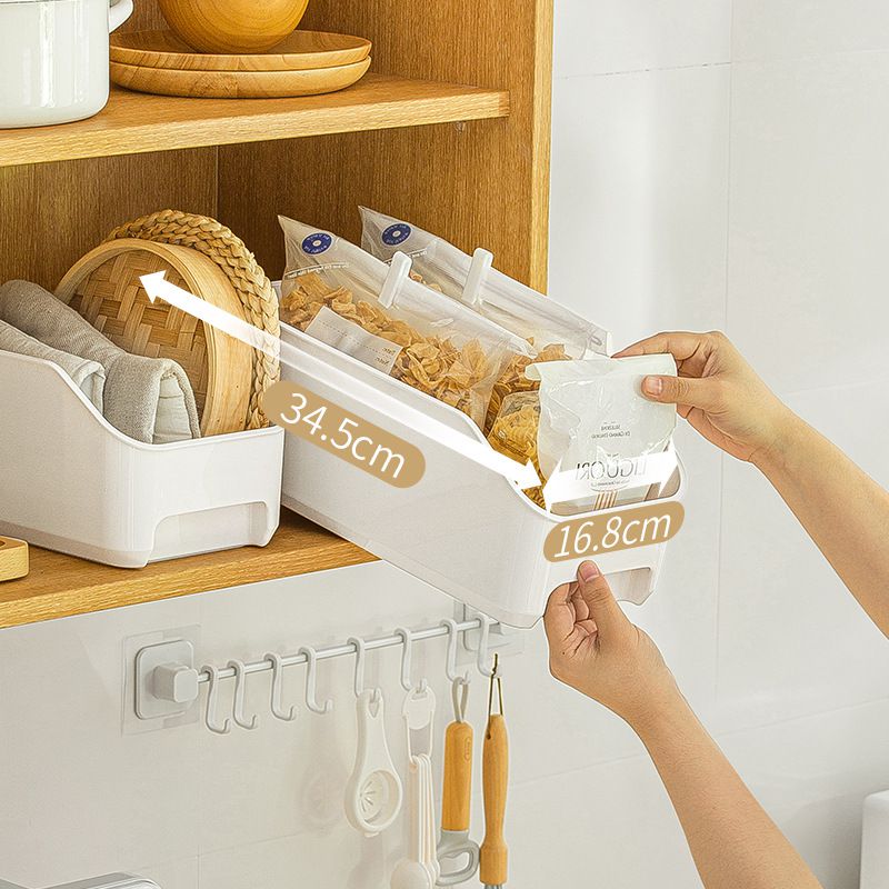 長方形抽屜式收納盒 (34.5x16.8x14cm)