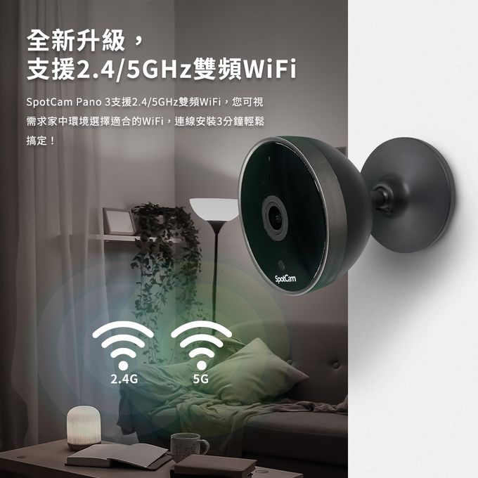 雙頻Wi-Fi、2.4GHz、5GHz