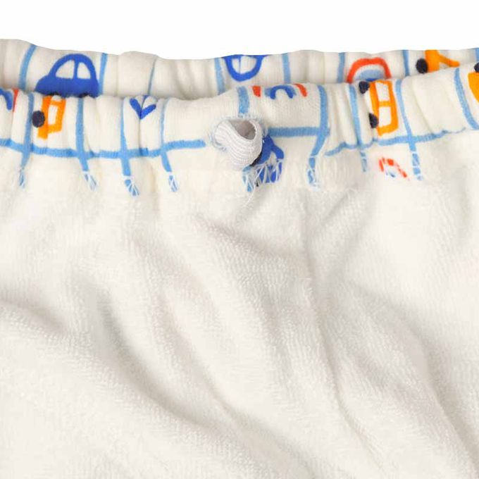 akachan honpo - 4層學習內褲2件組-恐龍×汽車-藍色