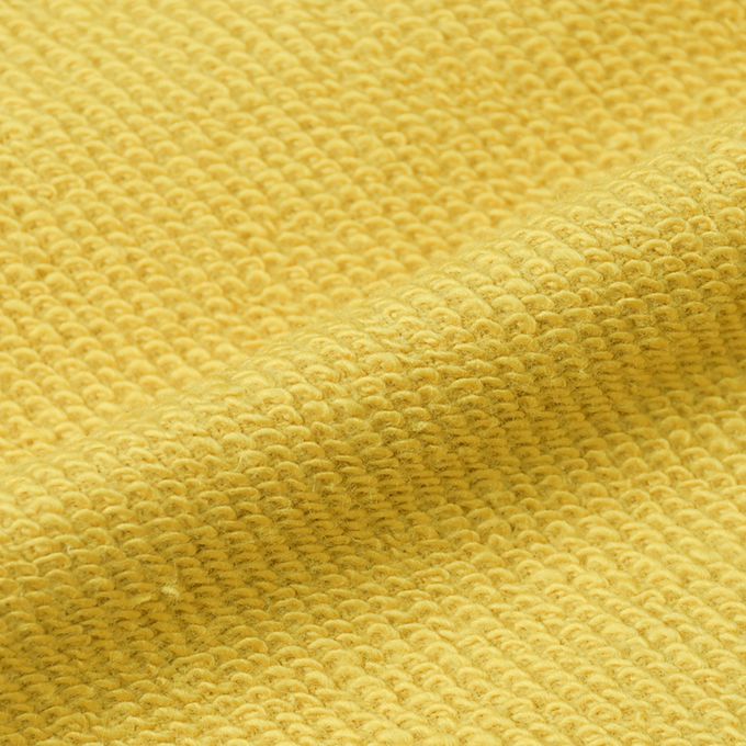 akachan honpo - 休閒上衣-下擺拼接-芥末黃色