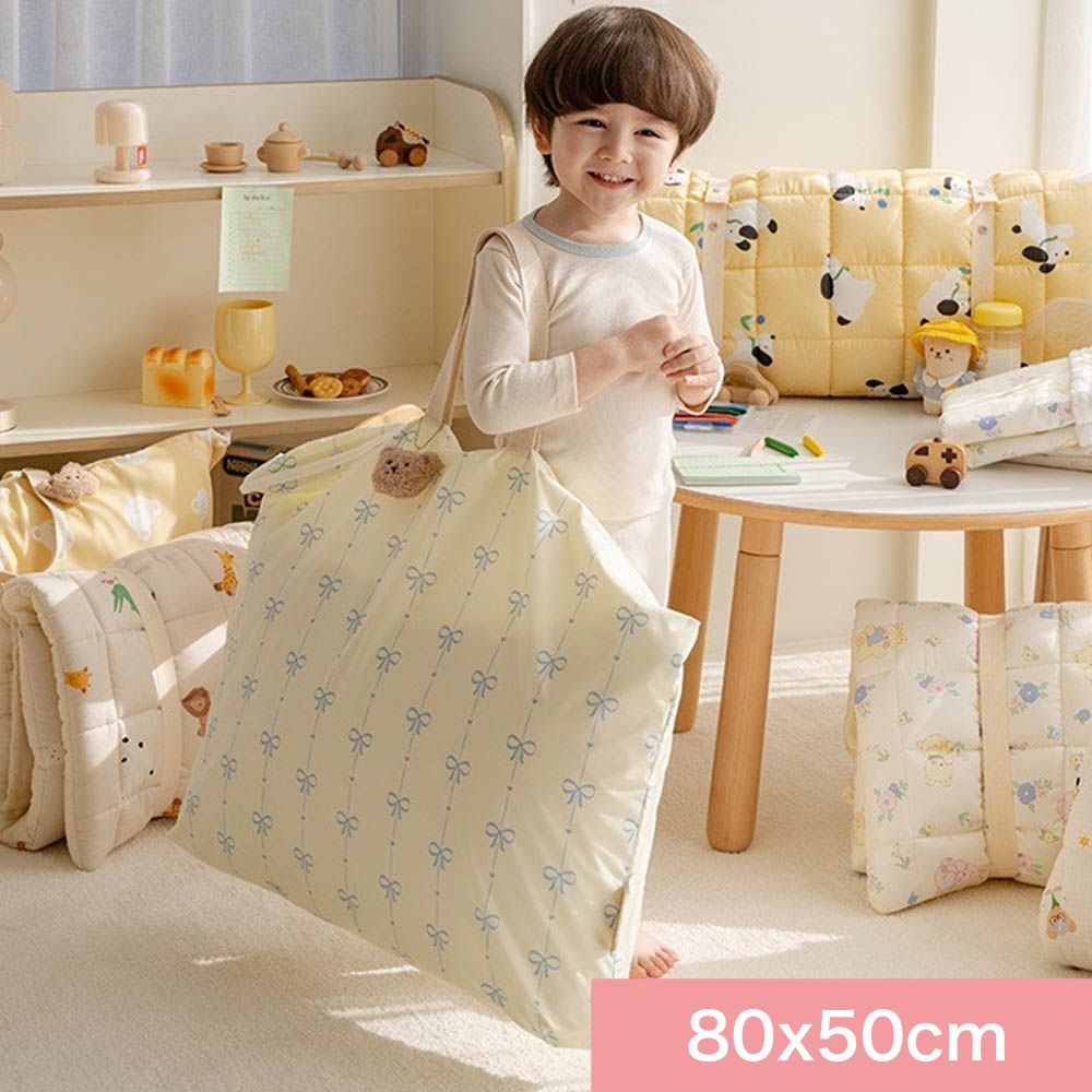 防水睡袋收納袋(5cm雙面睡袋可用)-蝴蝶結串串 (80x50cm)