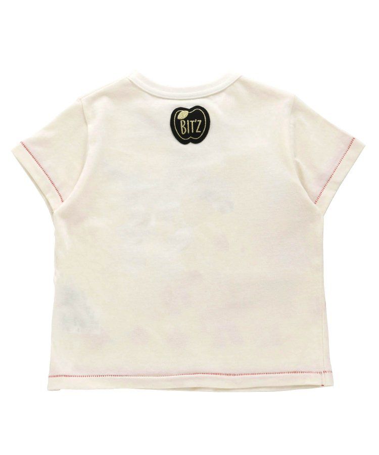 日本 BIT'Z - 收闔造型！動物躲貓貓短袖上衣-美洲獅-萊姆