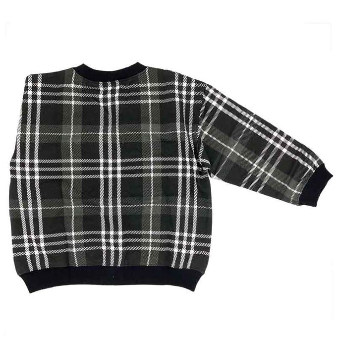 akachan honpo - 開襟外套-毛圈布-黑色