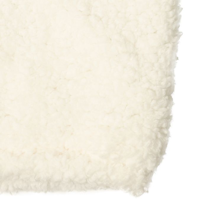 akachan honpo - 刷毛夾克 撞色-史努比-白色