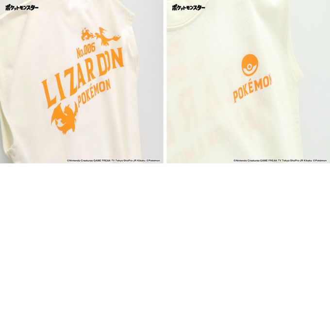 日本 BRANSHES - [限量]寶可夢印花法式袖上衣-船長皮卡丘-海軍藍