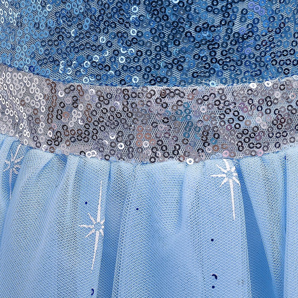 love, charlotte - 漸變色冰雪公主洋裝+長披風-洋裝, 可拆式披風