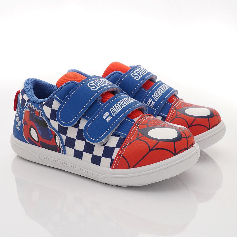 漫威MARVEL - 台灣製蜘蛛人休閒鞋(中小童段)-藍紅