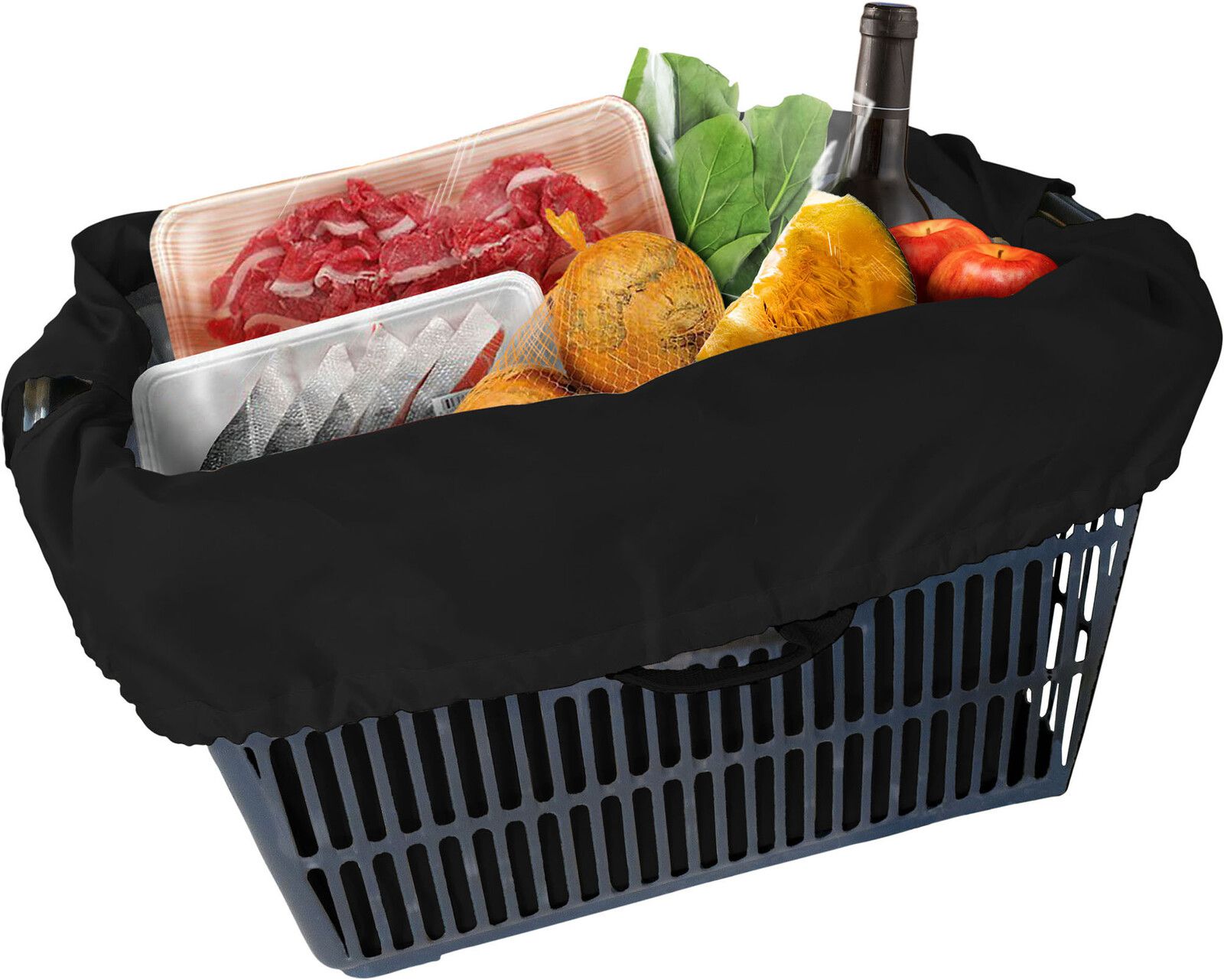 日本 Big Bee - 保冷購物袋(可裝購物籃)-杏-20L