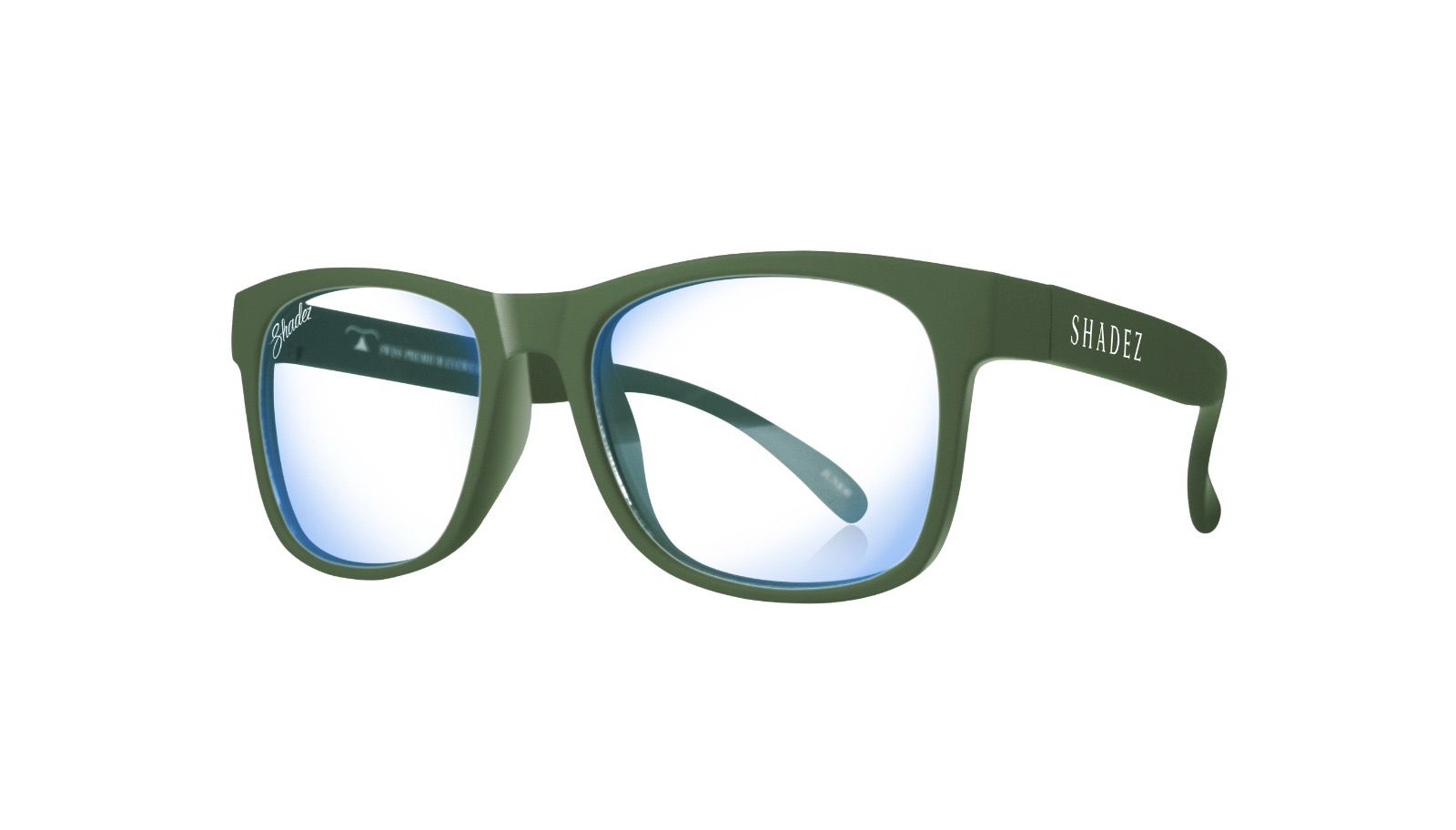 瑞士 SHADEZ - 兒童抗藍光眼鏡-墨綠色
