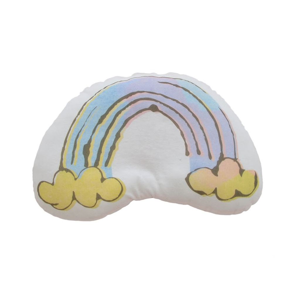 日本Makura - 【Baby Pillow】Zzzoo嬰兒抱枕/靠枕-彩虹 (約長22 x寬32 x高6 cm)