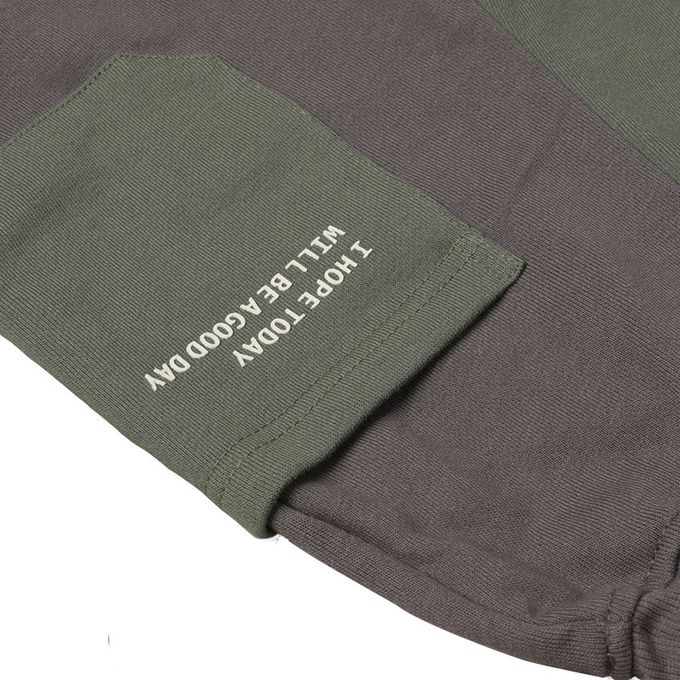 akachan honpo - 10分褲-撞色-綠色