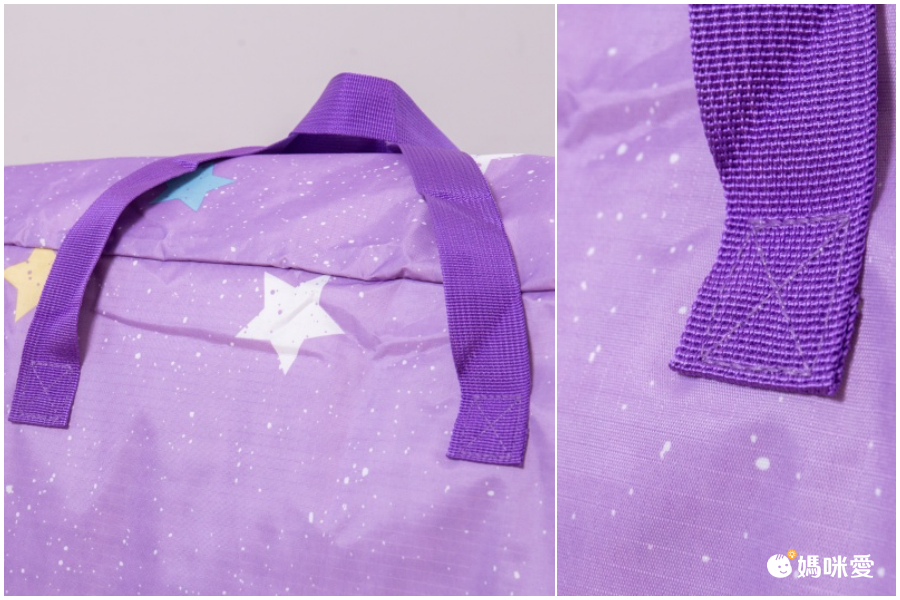 防水棉被衣物收納袋-小兔-藍色