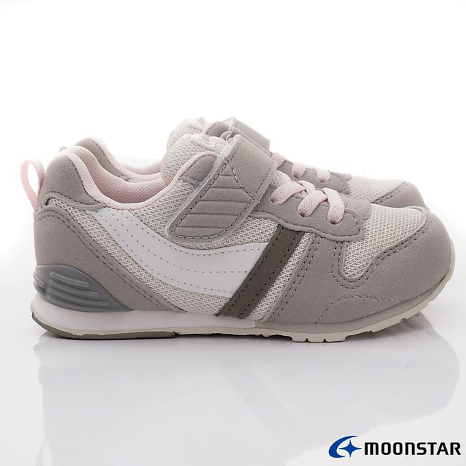 Moonstar日本月星 - 月星HI系列十大機能款-MSCNC2121S7灰(中大童段)-機能運動鞋-灰