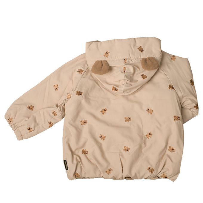 akachan honpo - 趣味夾克-滿版刺繡-淺卡其色